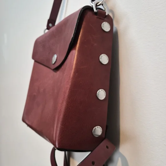 Rag & Bone Atlas Backpack In Burgundy - Picture 3 of 6